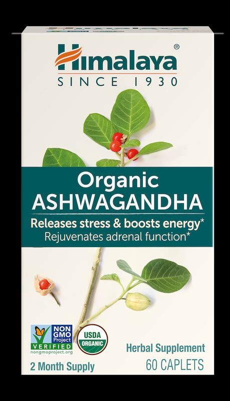 Himalaya Ashwagandha 60ct Carton (front)